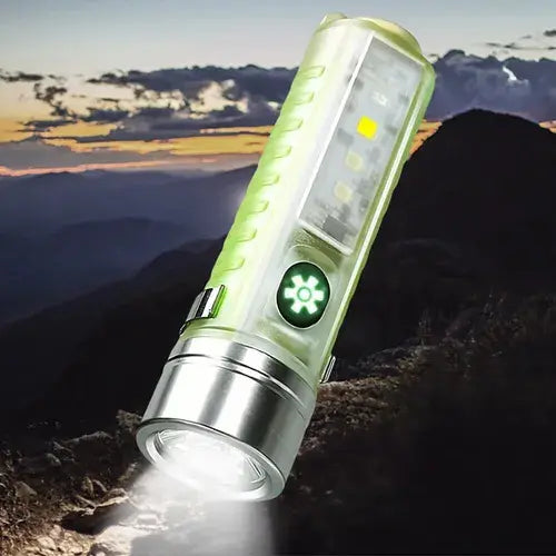 Linterna Led Multifuncional Con Luz Lateral Recargable 8 Mds