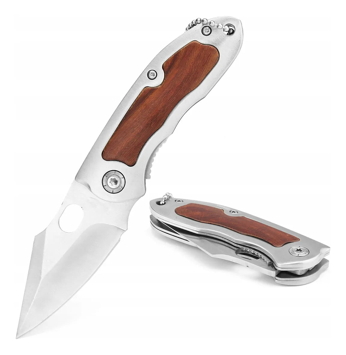 Cuchillo Daga Corta Plumas Semi Automático Táctico De Caza