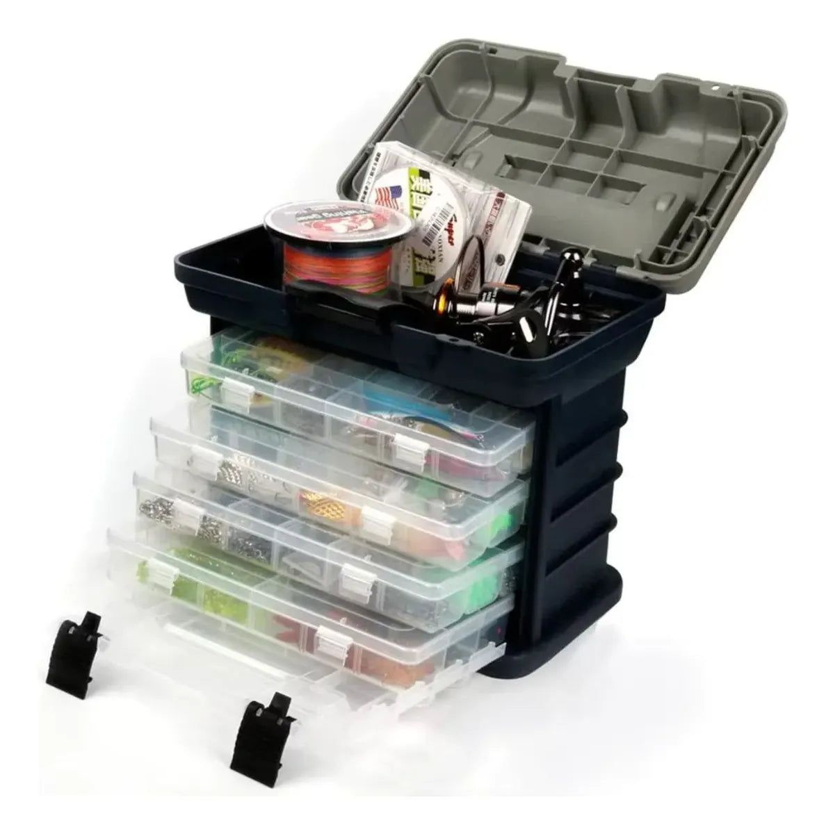 Caja De Pesca Porta Señuelos Organizadora Con Compartimiento