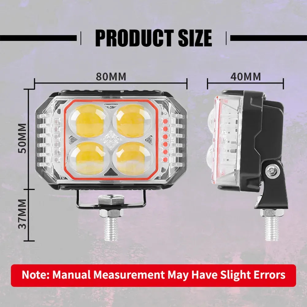 Barras Led Luces Auxiliares Para Moto