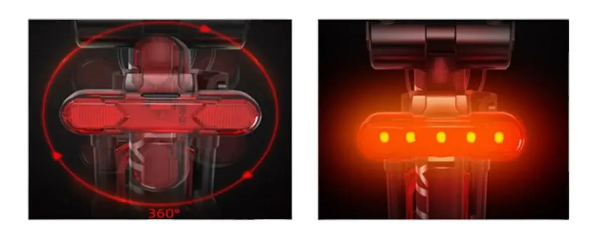 Luz Trasera Led Recargable Bicicleta Impermeable Usb