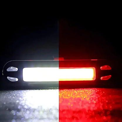Luz Led Duo Para Bicicleta Rojo Ciclismo Recargable Usb