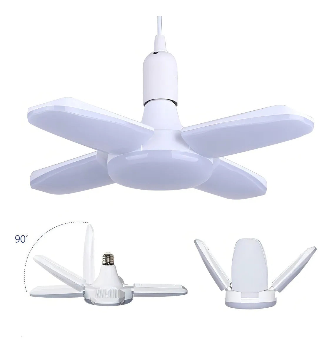 Ampolleta Led 60w Angulo Ajustable 4 Aspas 4+1 Ampolletas Xl