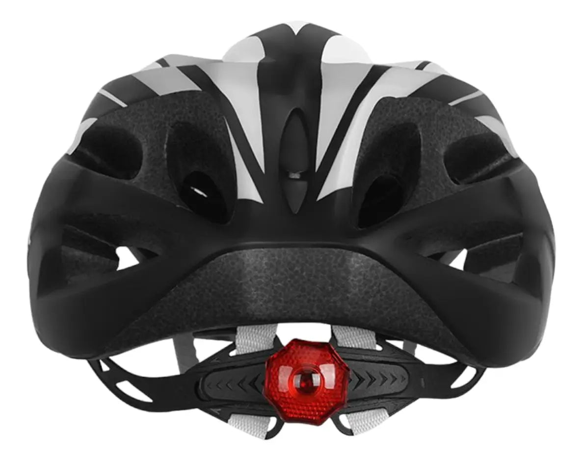 Casco Adulto Bikeboy Bicicleta Con Luz Trasera Ciclismo