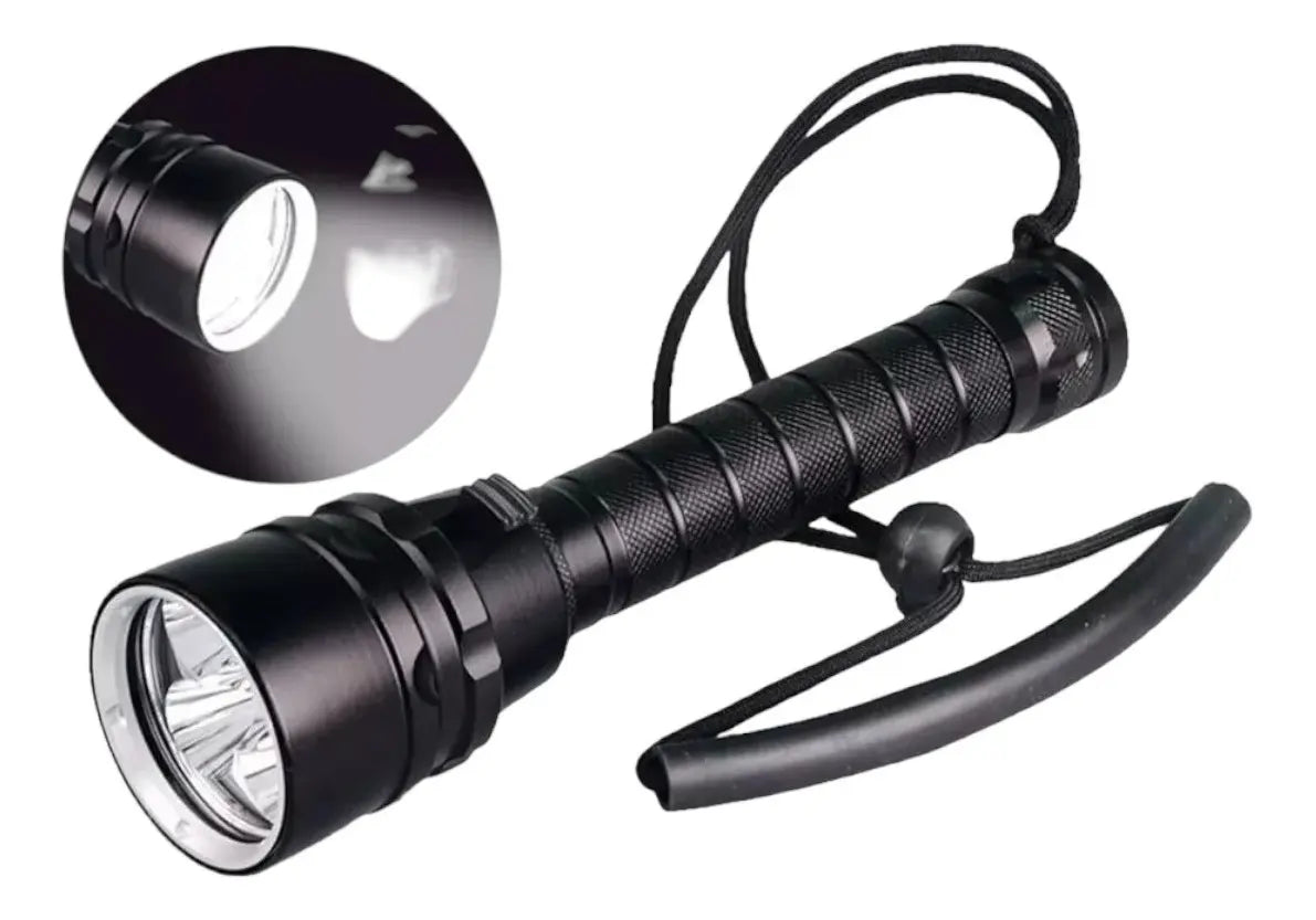 Linterna Para Buceo 150mts Prof 200 Mtrs Distancia Ipx8 Wpr