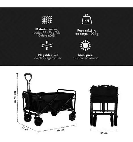 Carrito Para Compras Plegable Ideal Para El Camping