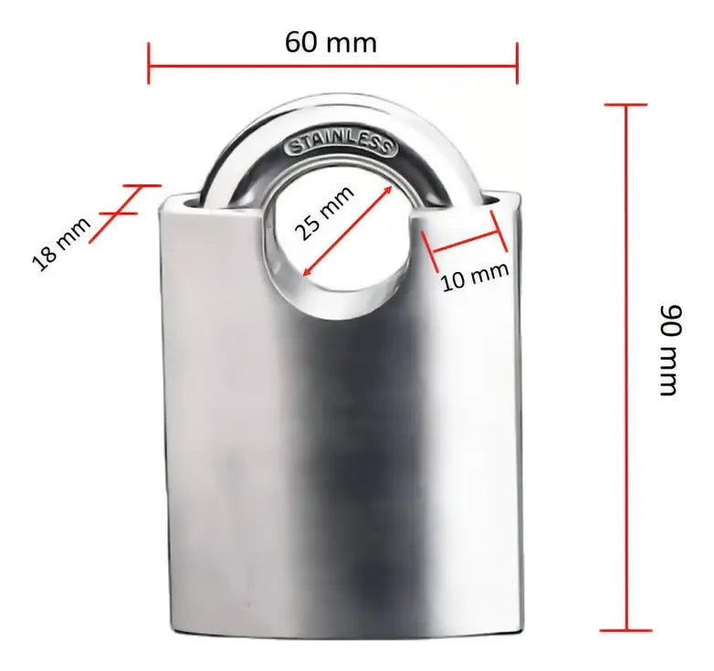 Candado De Seguridad 60mm Anti corté Bliss