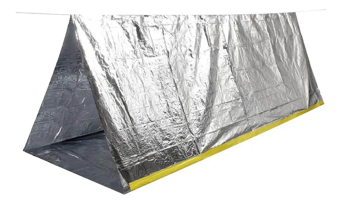 Manta Termica Supervivencia Carpa Termica Emergencia Camping Color Gris
