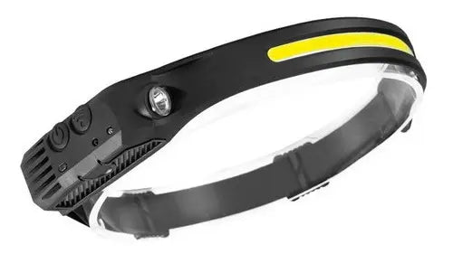 Linterna Frontal LED Bazuca BZK002 Recargable 350lm USB 8 Modos