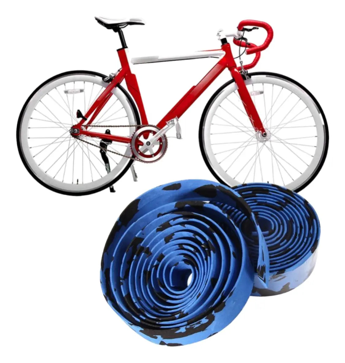 Cinta De Goma Protección Para Manillar Bicicleta Deportiva
