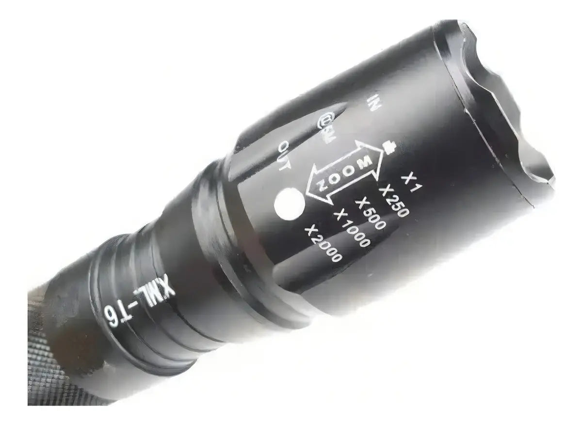 Linterna Led Táctica Recargable Qatar Shop 800lm Alcance 1000m Resistente Agua