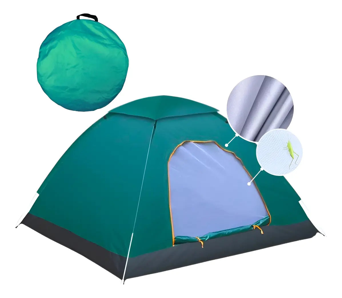 Tienda Carpa Automática Impermeable 2 Persona Camping Caza