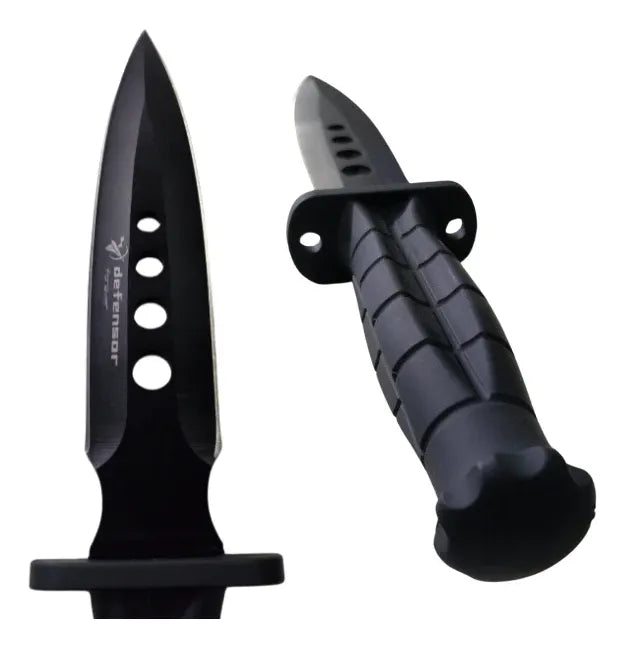 Cuchillo Táctico Acero Inoxidable Tipo Lanza Con Funda