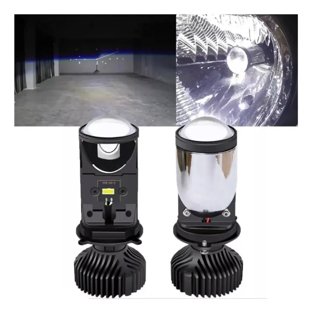 Kit 2 Led Premium H4 Proyector Lupa 20 Mil Lumenes Csp