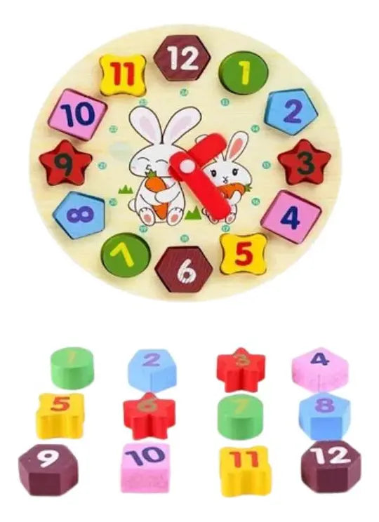 Clasificador Tolipa MZ-37 Madera Multicolor 12 piezas 2-5 años