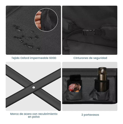 Carro Para Compras Plegable Grande Para Camping Con Ruedas Reforzadas