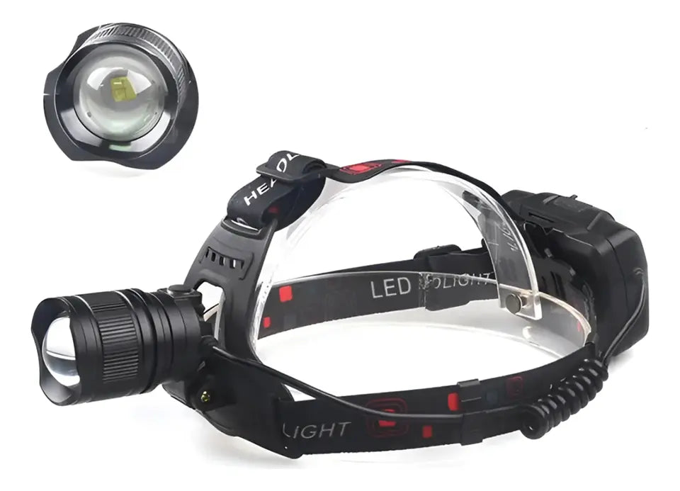Linterna 1 Focos Recargable Led Táctico