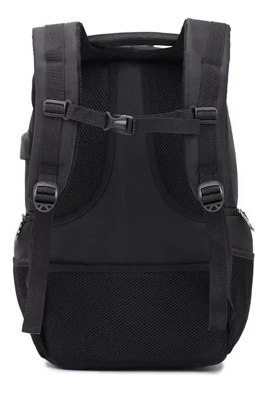 Bolso Mochila Usb Porta Notebook Antirrobo Candado Seguridad