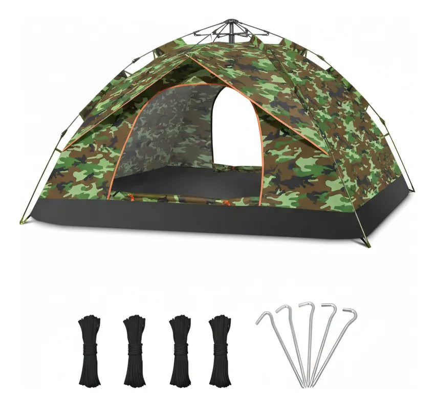 Carpa De 4 Personas De Armado Automático Rápido Y Fácil 2x2m