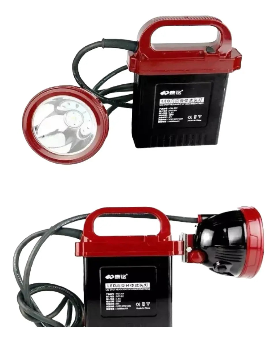 Foco Led Caza Largo Alcance Linterna Minera Camping 1.8 10w