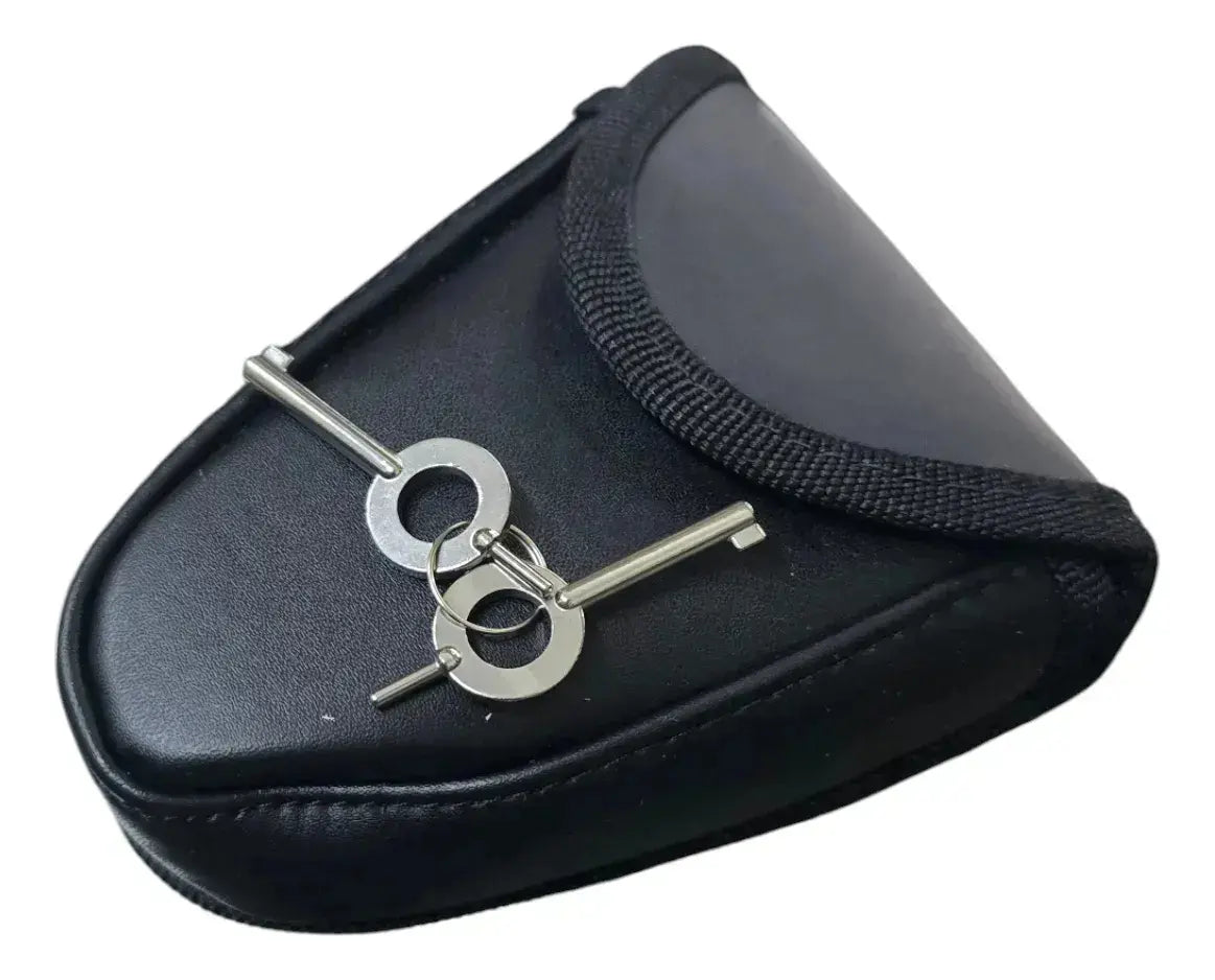 Esposas Policiales Seguridad Grilletes 2 Llaves + Funda