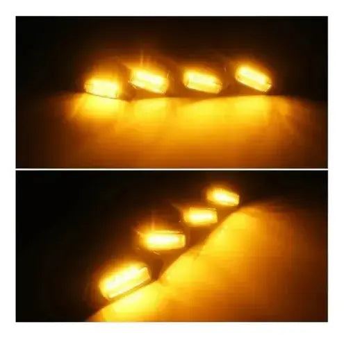 Luces Led Tipo Raptor Universal X4 Parrilla Rejilla