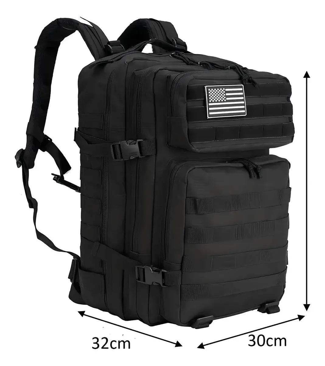 Mochila Tactica Impermeable 50L Militar Multiusos Camping Notebook