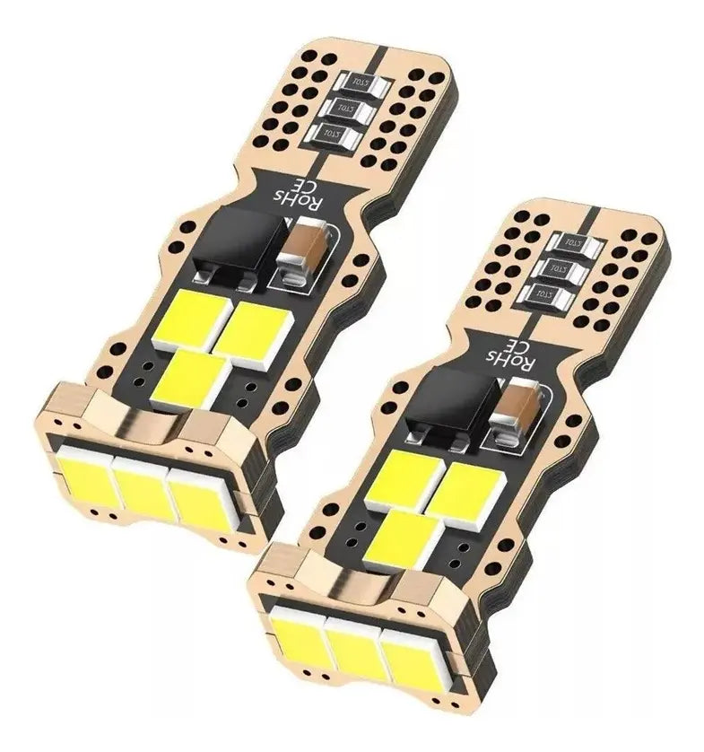 X2 Ampolletas 9 Led T10 Canbus Cola Pescado 12v 24v Autos