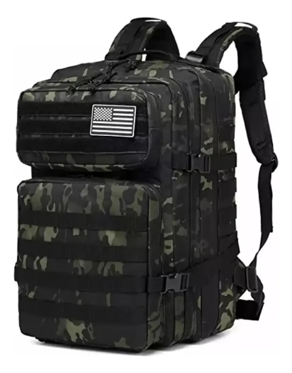 Mochila Tactica 50 Litros Trekking Militar Airsoft Viajes
