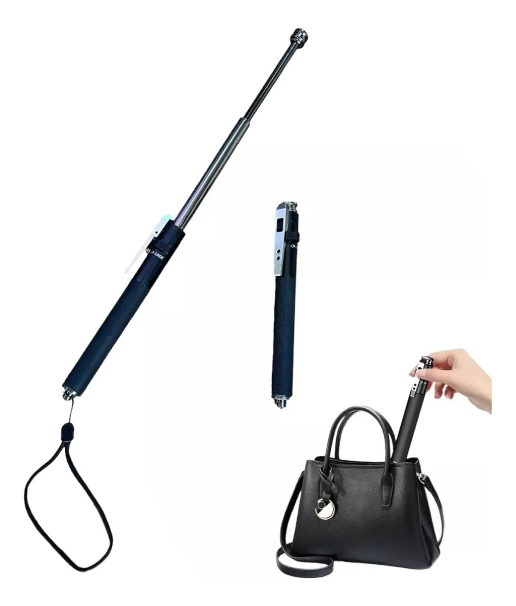 Bastón Extensible De Defensa Con Apertura Automática 39,5cm