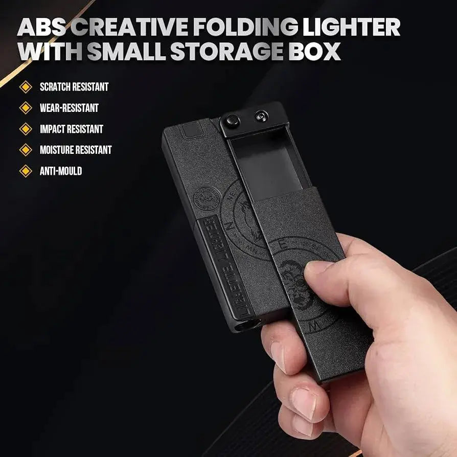 Encendedor Soplete Plegable Pistola Recargable Con Cigarrera