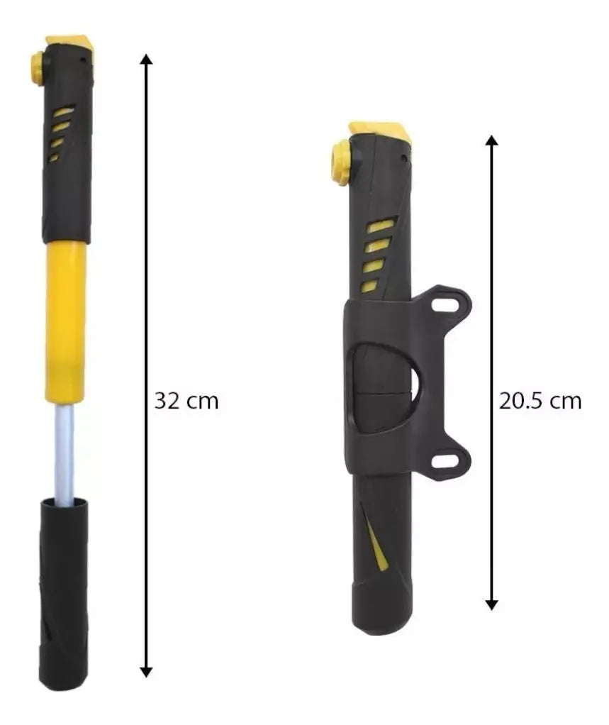Bombín Inflador Mecánico De Mano Para Bicicleta 120psi Agregar a favoritos