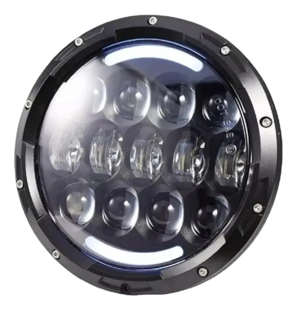 Foco Led Optico Ojo De Angel Jeep 7 Pulgadas 105wts Par