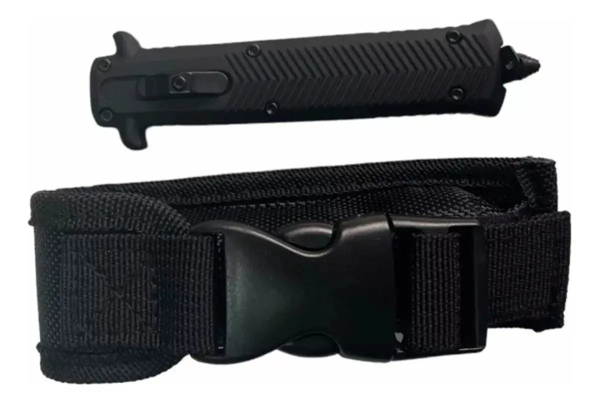 Cuchillo Navaja Automática Retráctil Horizontal 17 Cm