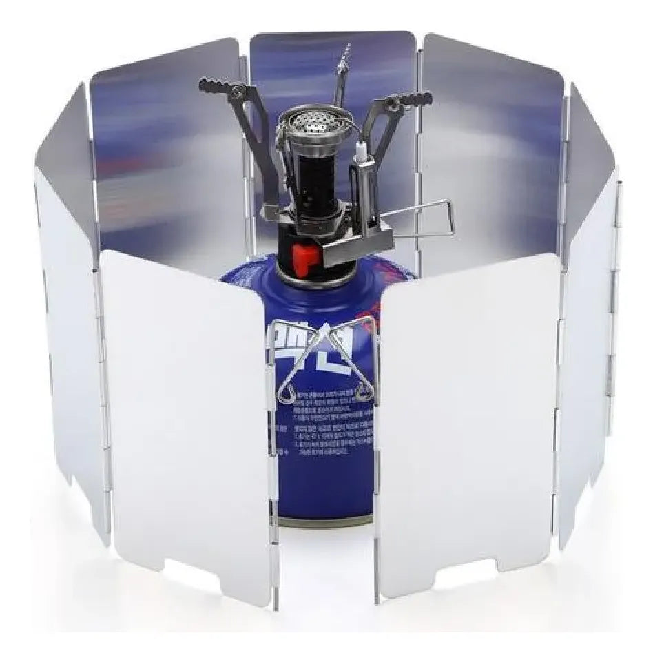 Cubre Viento 13,5 X 63 Cm Aluminio Cocinilla Camping