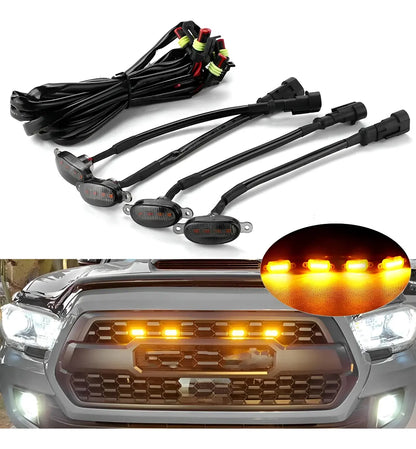 Luces Led Tipo Raptor Universal X4 Parrilla Rejilla