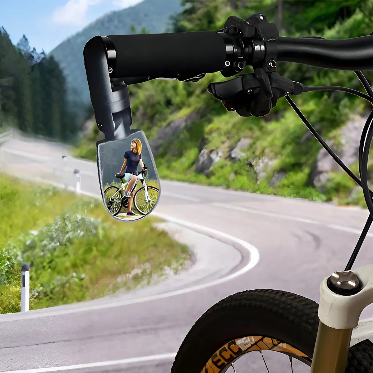 Espejo Retrovisor 360 Para Manillar De Bicicleta Giratorio