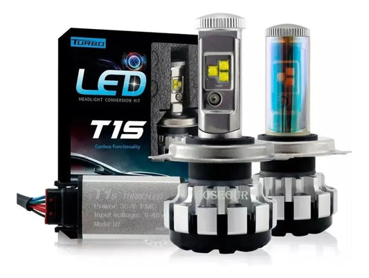 Par Kit Ampolletas Turboled T1s H4 Chip No Error Canbus