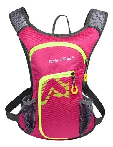 Mochila Hidratación Outdoor Trekking Running + Bolsa De Agua