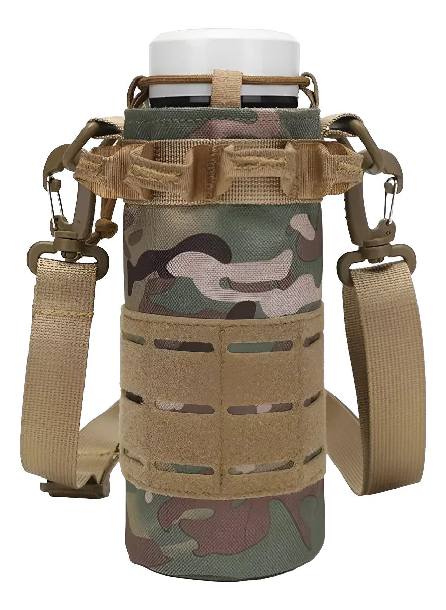 Pouch Porta Botella Táctico Militar Sistema Molle