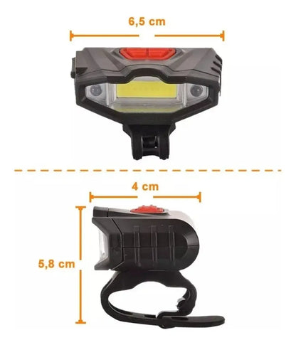 Luz Delantera Recargable Para Bicicleta Ciclismo