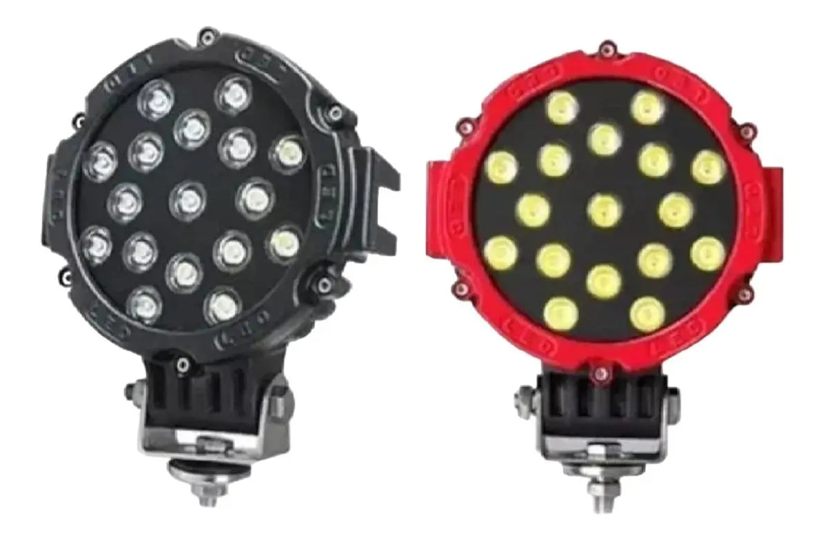 Pack 2 Led Foco Neblinero Led 51w Redondo Off Road