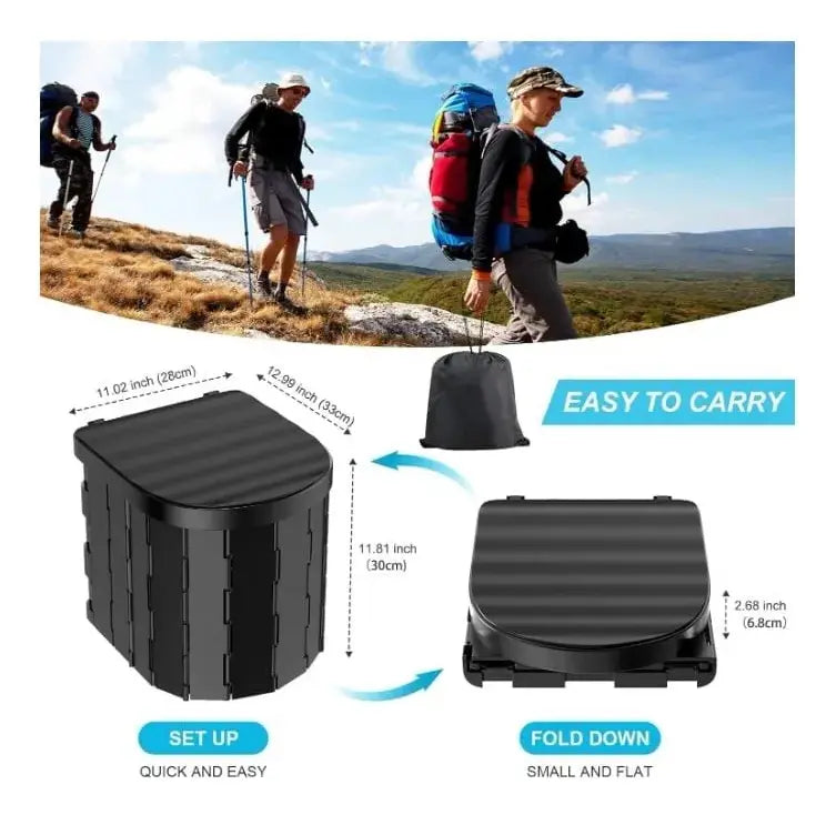 Inodoro Químico Portátil Baño Químico Plegable Camping+20bls
