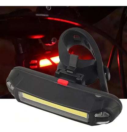 Luz Led Duo Para Bicicleta Rojo Ciclismo Recargable Usb