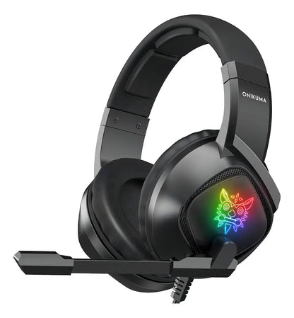 Headset Onikuma K19 Gamer con Micrófono y Luz LED RGB para PC y Consolas