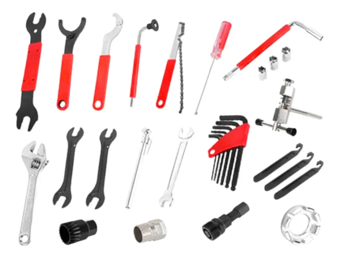 Kit Maleta Herramienta Para Reparación De Bicicleta 44 Pcs