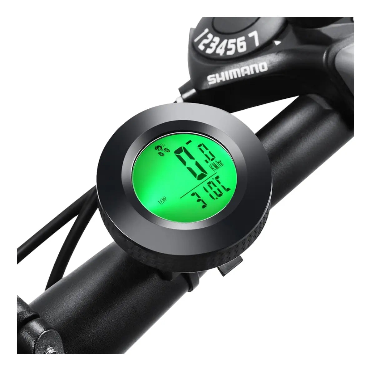 Velocímetro Con Medidor Temperatura Bicicleta Ciclismo