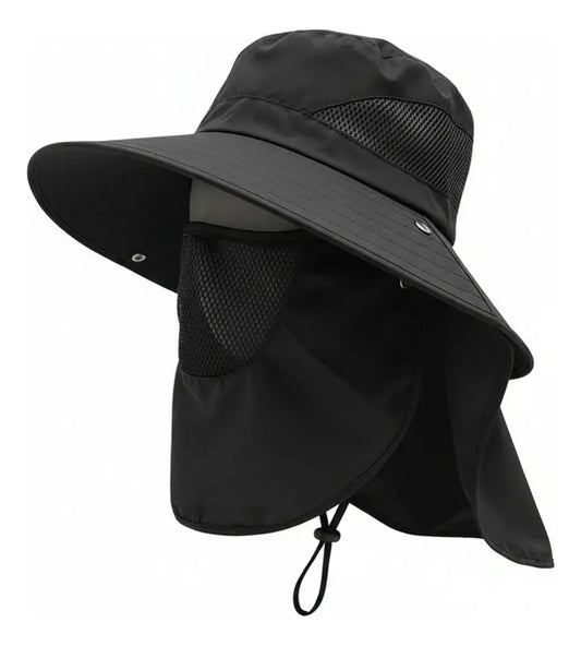 Sombrero Para Sol Con Protección Desmontable Cuello Y Cara