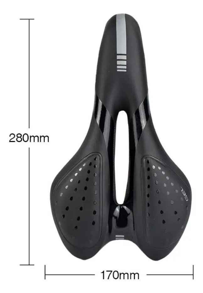Sillín Gel Ergonómico Anti Prostático Bicicleta Ciclismo