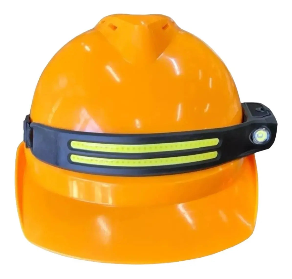 Linterna Frontal 2en1 Para Casco De Minero Con Sensor